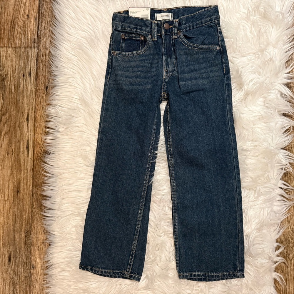 Toughskins Boys Bootcut Jeans Size 6 Regular Blue Casual‎ NEW